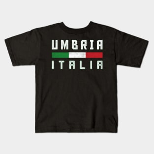 Umbria Italia / Italy Typography Design Kids T-Shirt